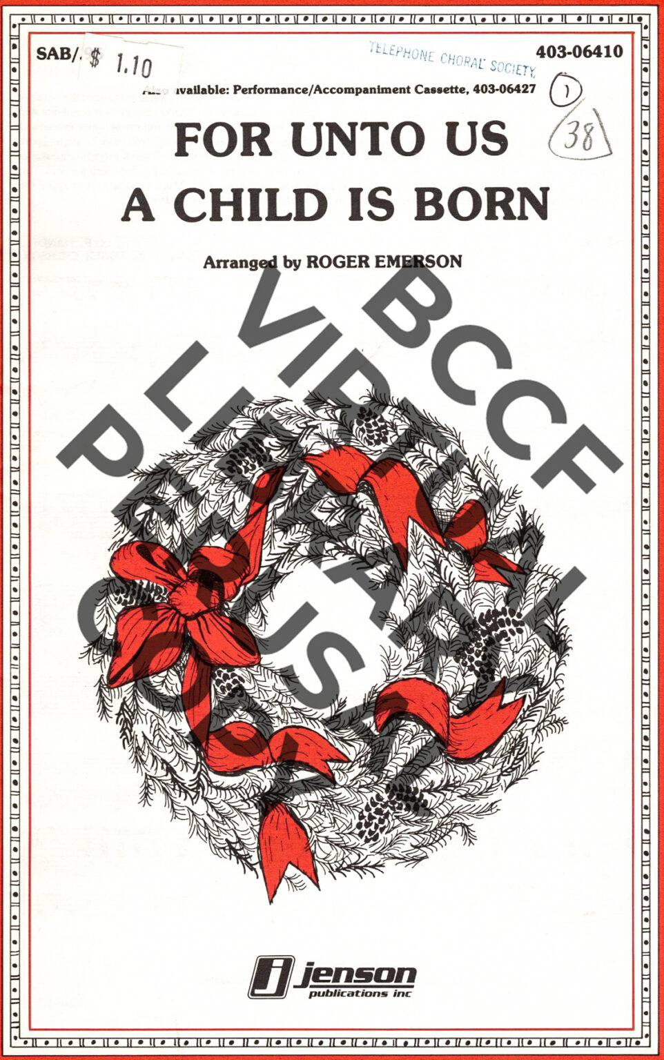 For Unto Us a Child is Born | BC Choral Federation